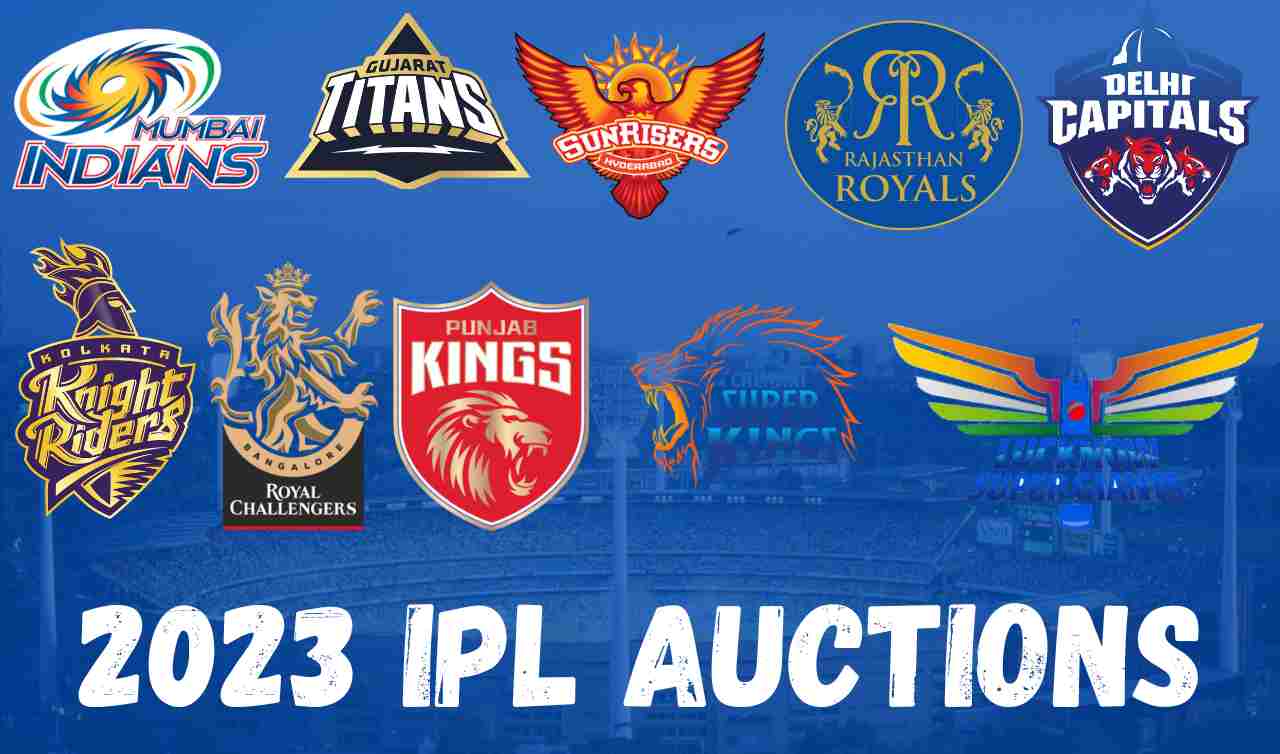 ipl 2023 auction date and time | players releaseds