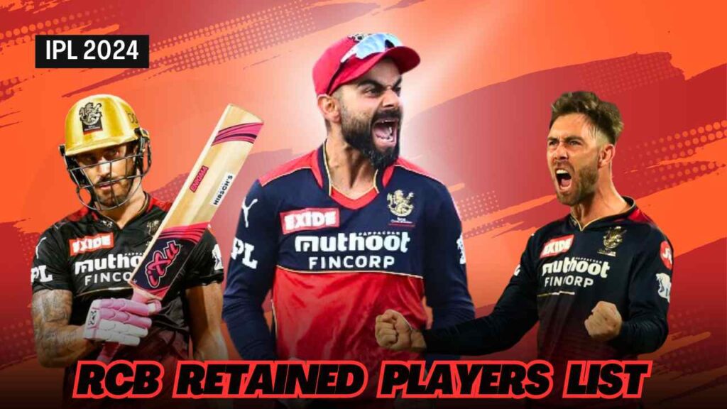 RCB Retained Players List For IPL 2024