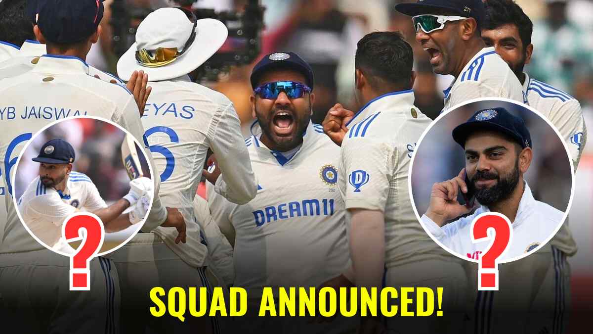 Indian Squad Announced for Final 3 Tests against England